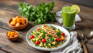 entdecken sie köstliche und gesunde rezepte für ein nahrhaftes mittagessen, die einfach zuzubereiten sind und voller frischer zutaten stecken. genießen sie ausgewogene mahlzeiten, die ihr wohlbefinden fördern!