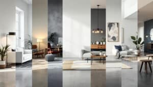 entdecken sie neun verschiedene stilrichtungen für ein modernes wohnzimmerdesign, die ihrem zuhause einen frischen und zeitgemäßen look verleihen. lassen sie sich inspirieren und finden sie den perfekten stil für ihr wohlfühlambiente.