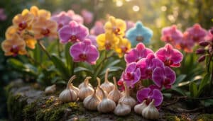 entdecken sie, wie knoblauch als natürlicher dünger ihre orchideen zum blühen bringt. stärken sie ihre pflanzen mit effektiven hacks und tipps, um gesunde und kräftige blumen zu fördern.